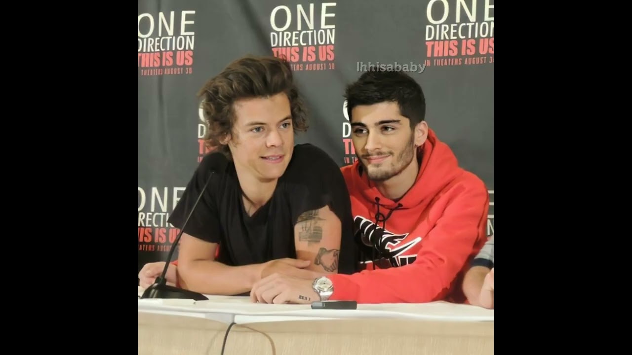 Zayn and Harry being adorable 