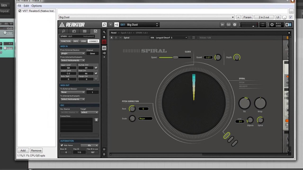 Spiral Reaktor Instrument Tip