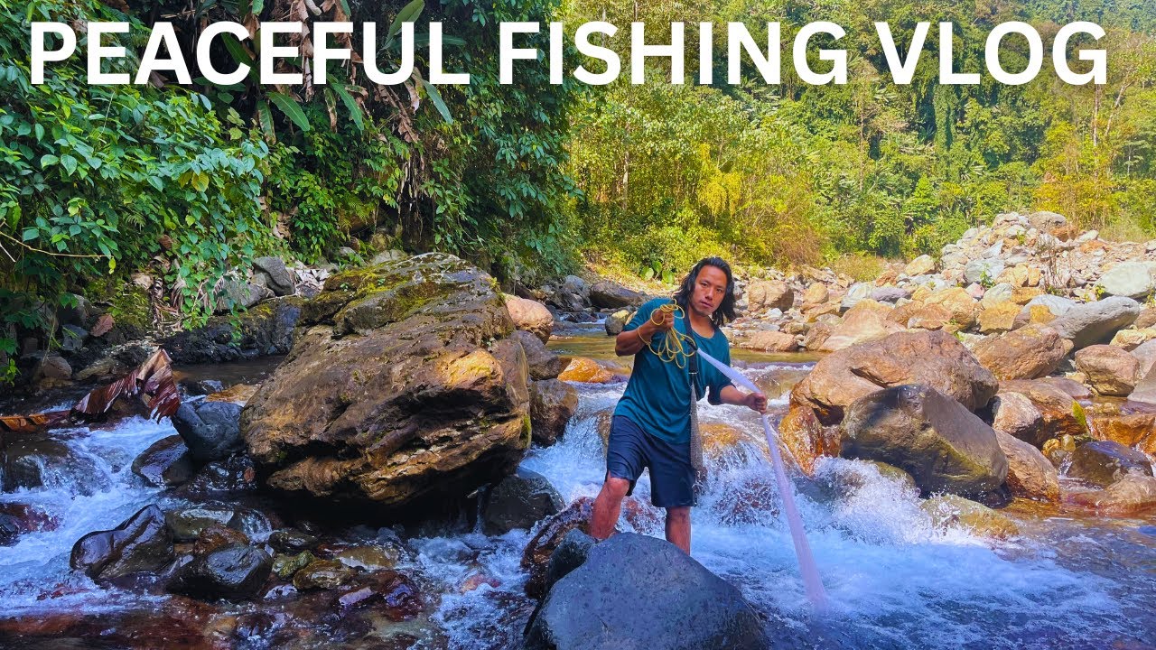 A Peaceful fishing and Cooking by the River.