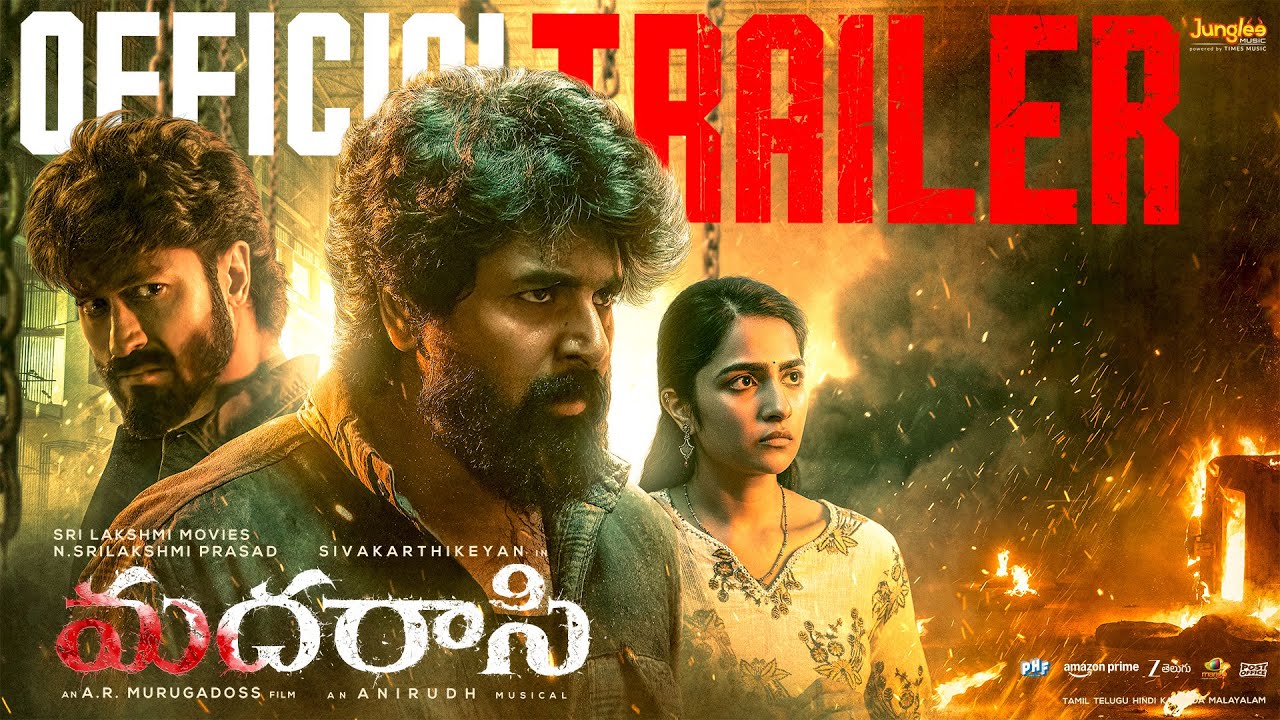 Madharaasi - Official Trailer | Sivakarthikeya | Rukmini | Vidyut | A.R.Murugadoss | Anirudh