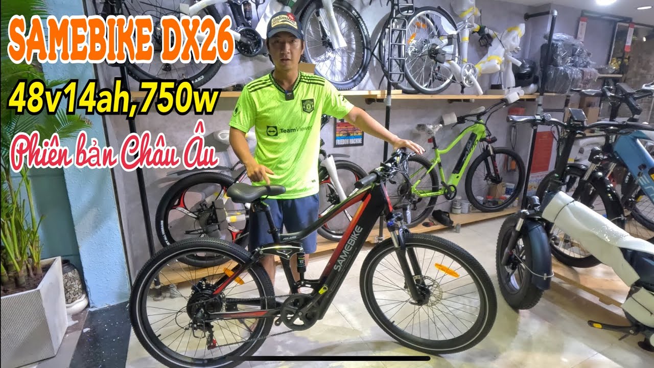 Khui Thùng Mới 2023! Xe Đạp Trợ Lực SAMEBIKE XD26 Motor 750w Pin 48v14ah Phuộc Treo Sau Phanh Dầu