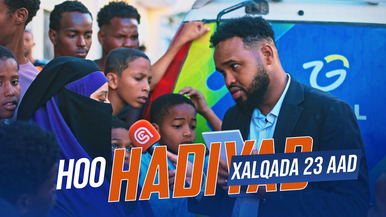 Hoo hadiyad - sheeg saddex eray oo marki horay iyo gadal loo aqriyo isku mid ah? Xalqada 23 aad