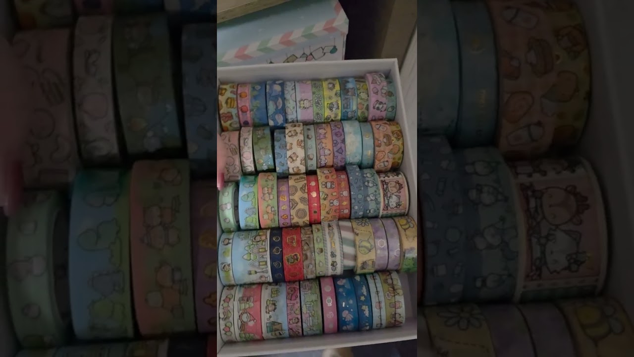 How I store washi tape