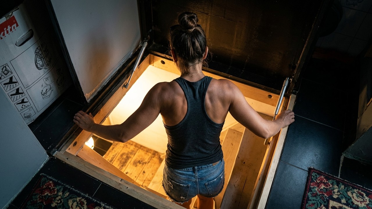 Man Builds Hidden Door to Secret Room Under House