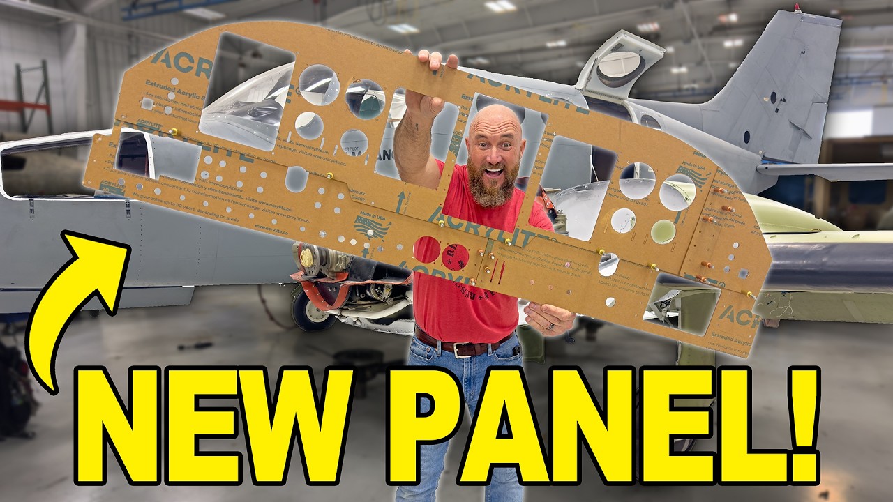 The Free Abandoned Airplane Gets A New Panel !