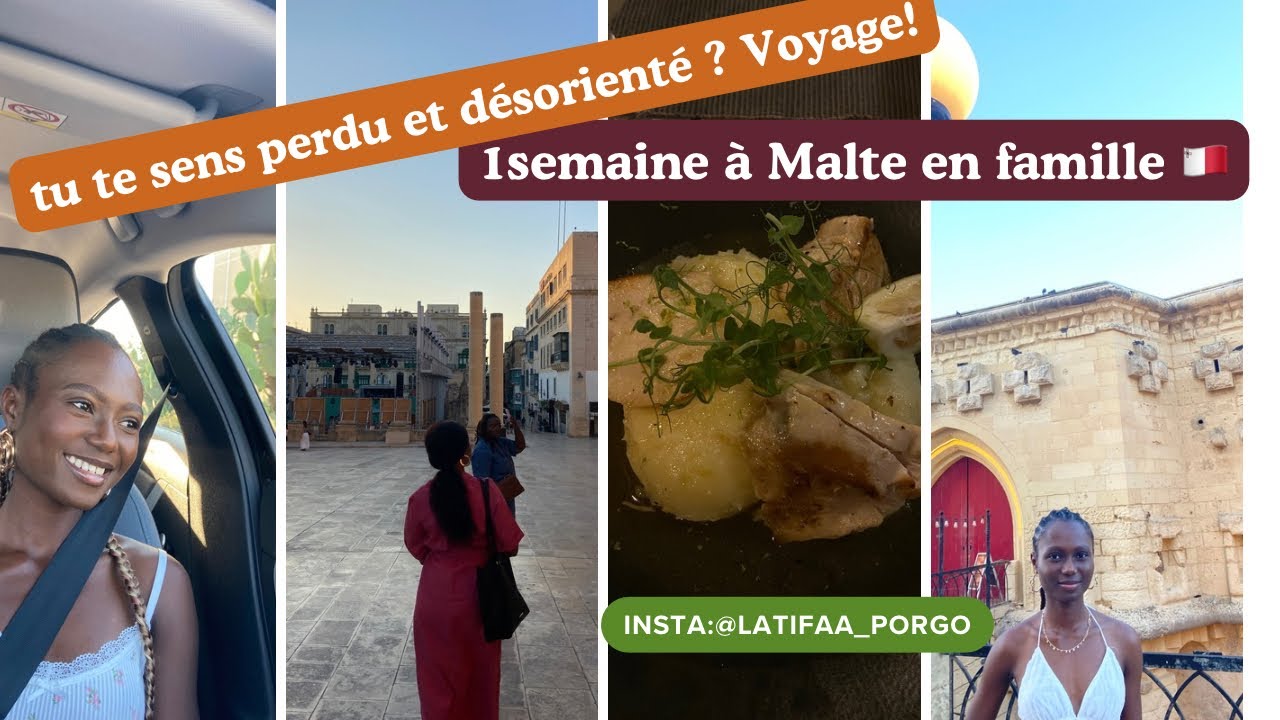 VLOG: 1 SEMAINE À MALTE 🇲🇹POUR SE SENTIR MIEUX. #viralvideo #fun #beach #life #summer #vlog #malte