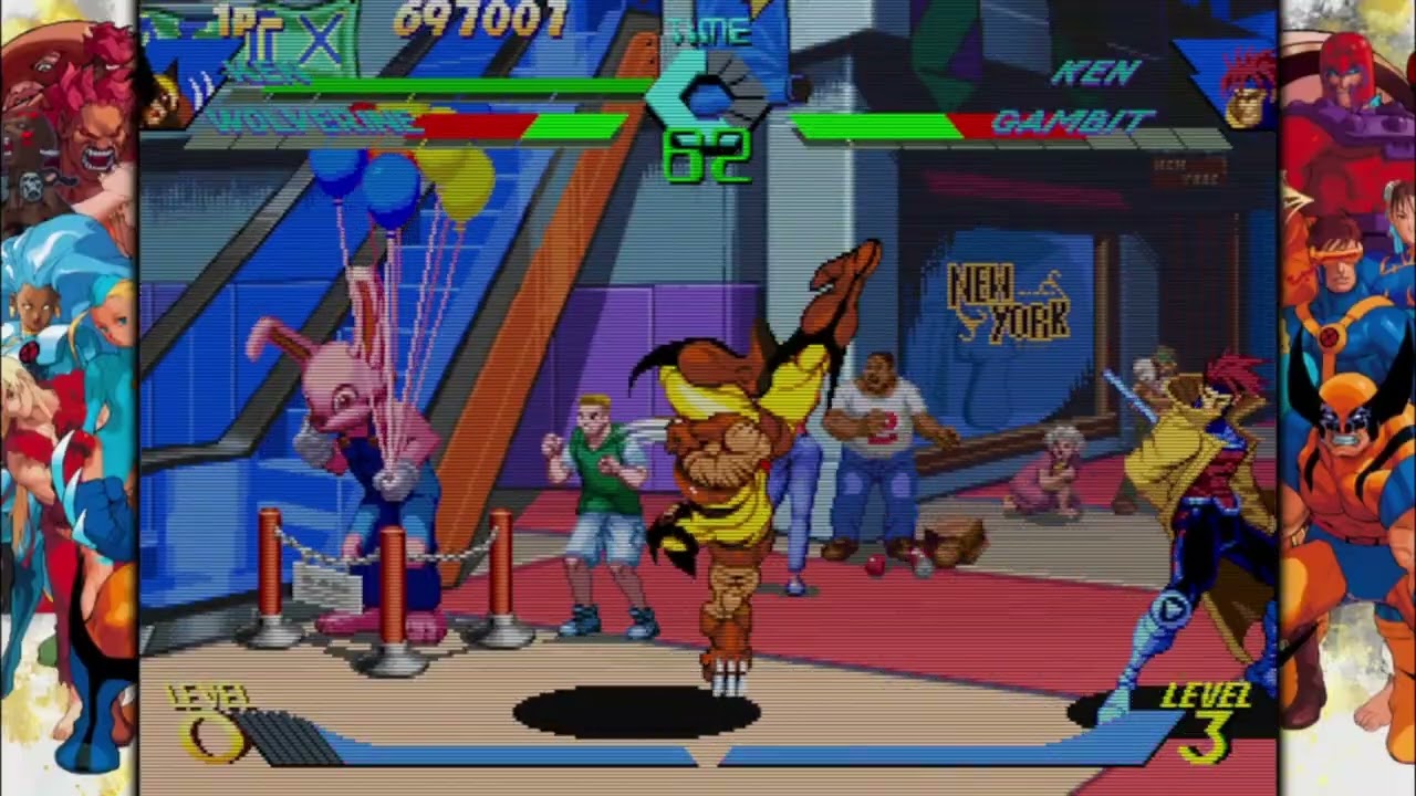 X-Men vs Street Fighter Ken Wolverine
