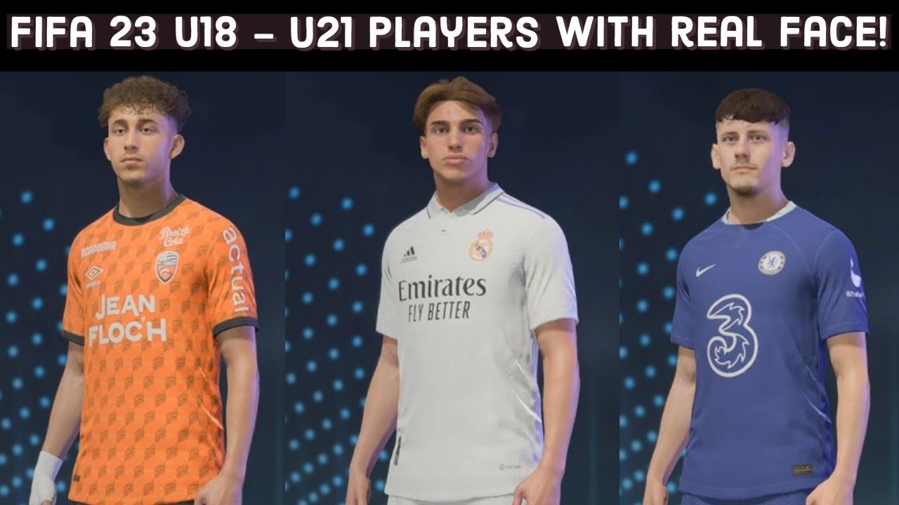 FIFA 23 | All u18 - u21 players with real face!