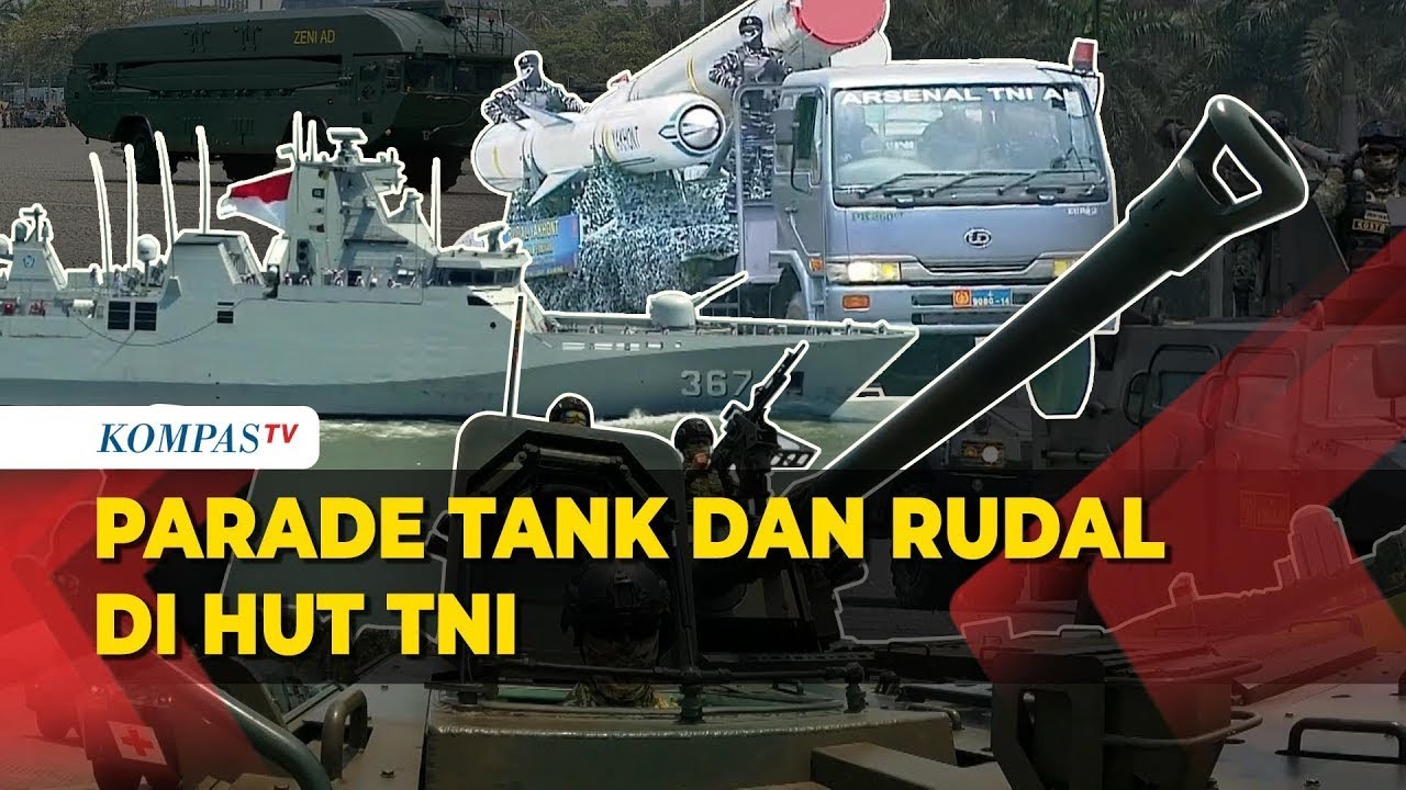 Meriah! Parade Alutsista Tank hingga Rudal di HUT ke 78 TNI