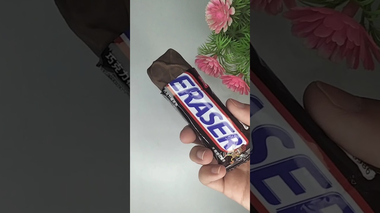 Chocolate Eraser Unboxing ASMR🍫Cute Eraser🤎#shorts#shortsfeed#stationery#eraser#cute#food#asmr