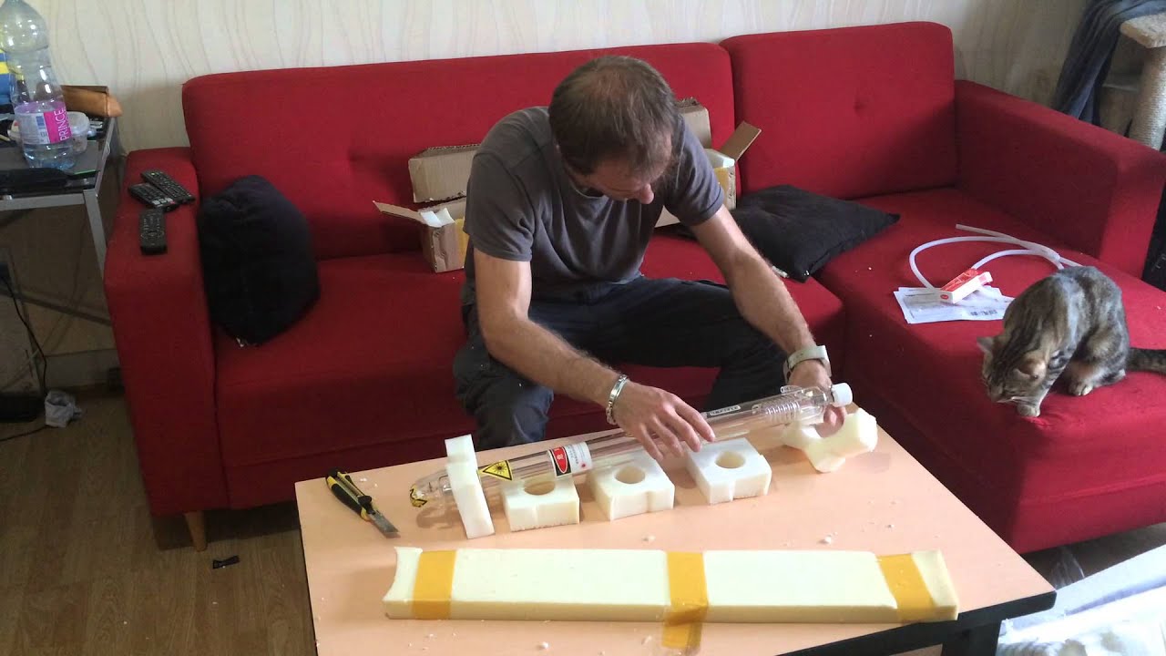 Unboxing Tube Laser CO2 40w