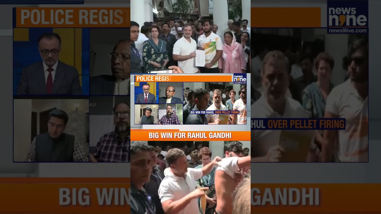 Big Win For Rahul Gandhi: Delhi Police Files FIR Over Pellet Gun Use | News9