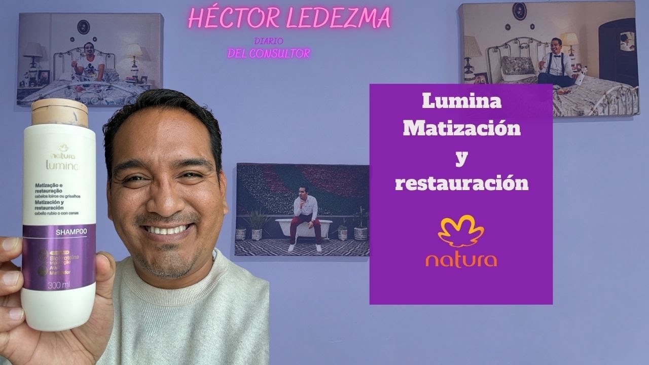 Nuevo sistema de Lumina Natura Matizador para cabello rubio o con canas