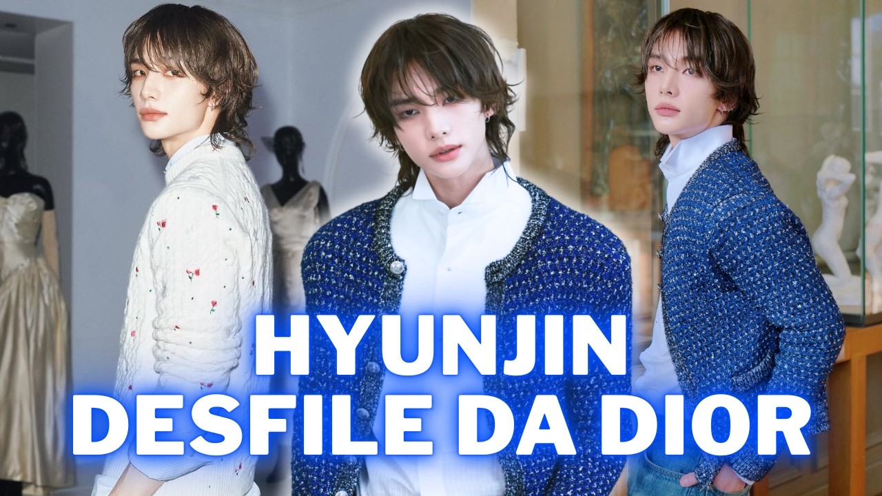 Hyunjin no desfile da Dior