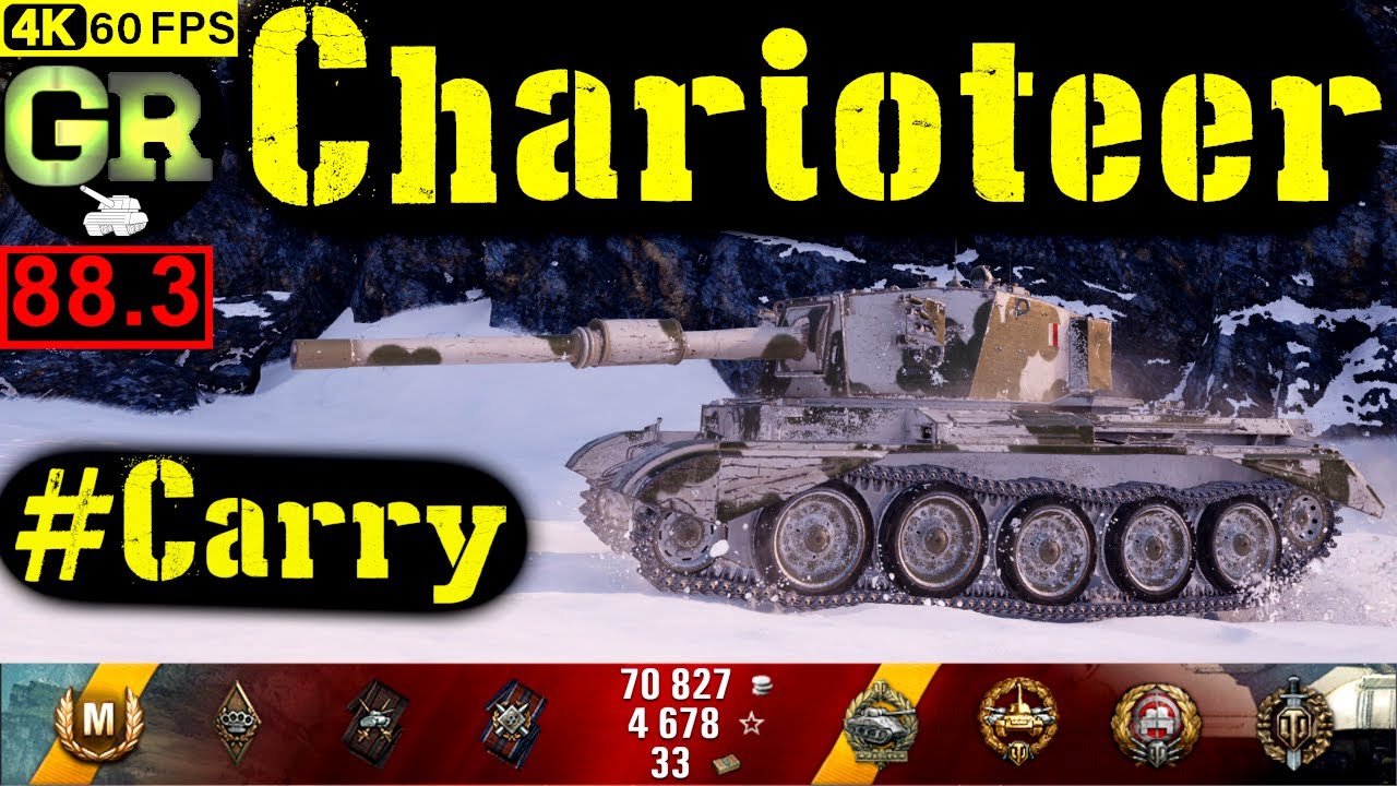 World of Tanks Charioteer WoT Replay - 8 Kills 6.5K DMG(Patch 1.5.0)