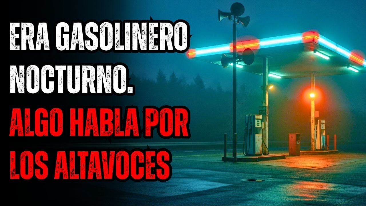 Trabajo en el Turno de Noche en una Gasolinera. Algo Usa los Altavoces a Medianoche.