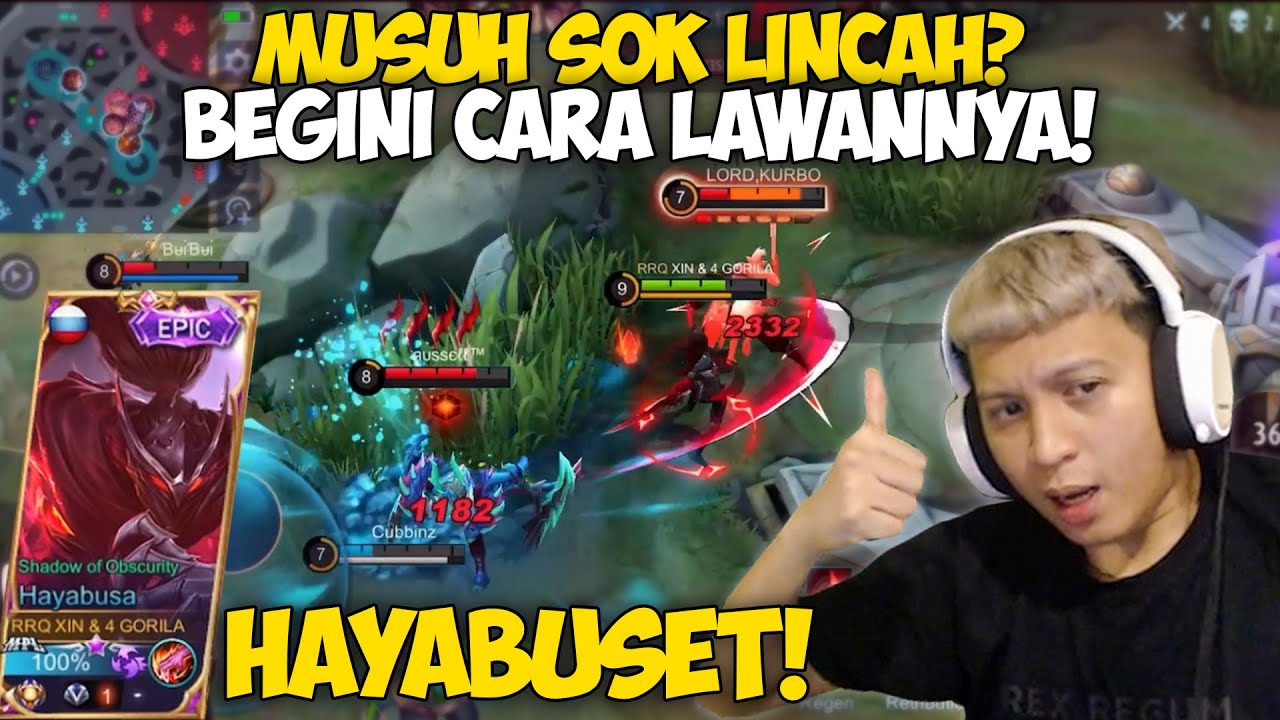 CARA XINNN MAIN HAYABUSA MELAWAN MUSUH YANG SOK LINCAH !! FAST HAND DAN GANAS !!