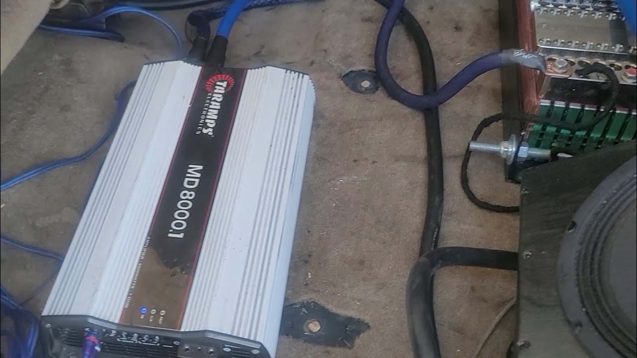 Setting The Gains On A Taramps MD 8000.1 For Maximum Output Before I Meter And Clamp My System