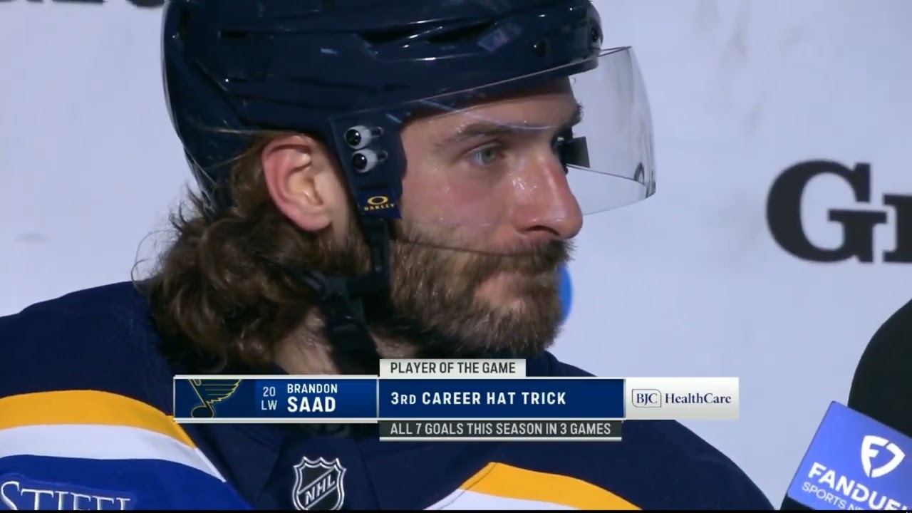 BRANDON SAAD PostGame Interview | Ottawa Senators vs St  Louis Blues