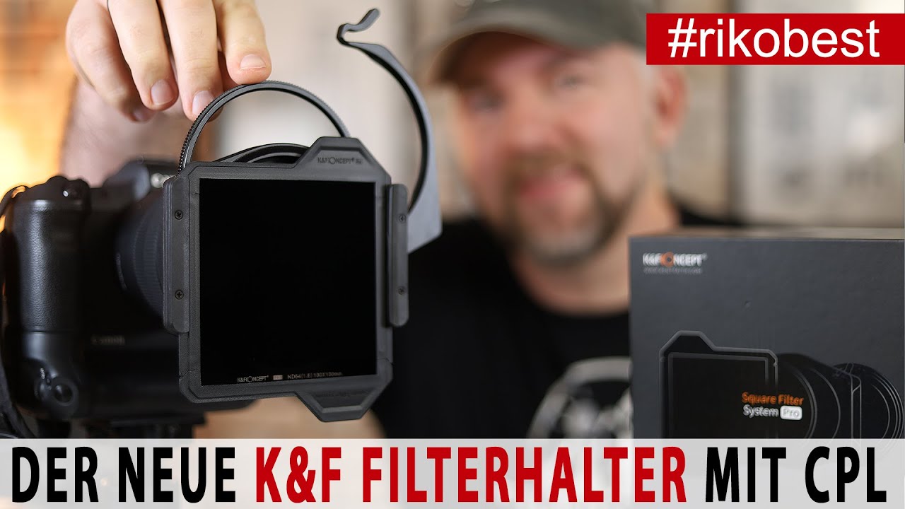 K&F Concept Nano-X Pro Serie 100mm System mit CPL - Polfilter - Fotografieren mit Filter Rabattcode
