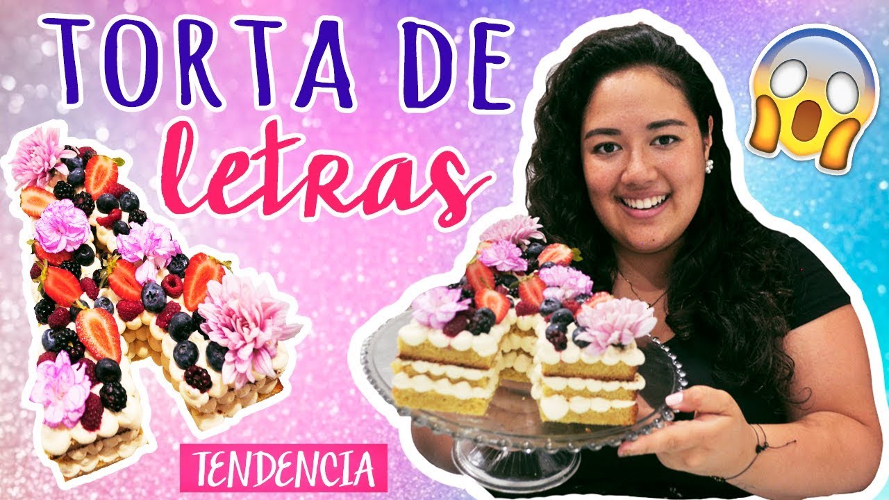 TENDENCIA: TORTA/PASTEL DE LETRAS | Andrea Cevallos