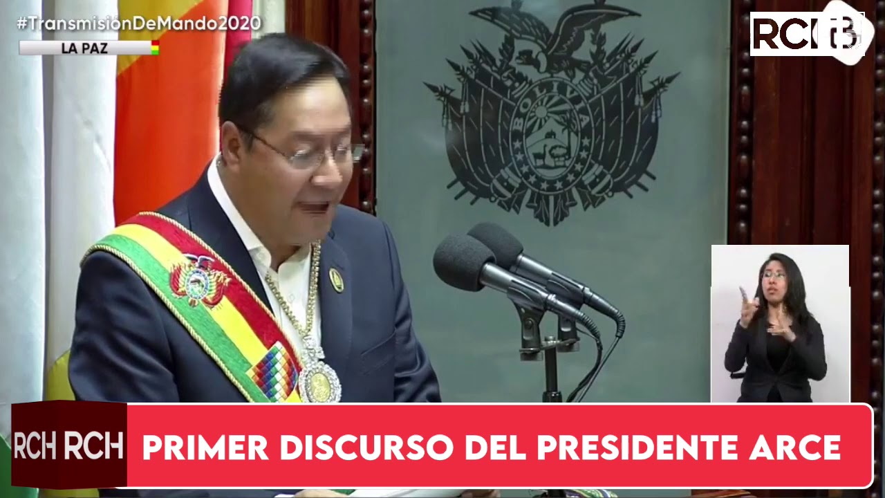 PRIMER DISCURSO PRESIDENCIAL DE LUIS ARCE CATACORA - NUEVO GOBIERNO EN BOLIVIA