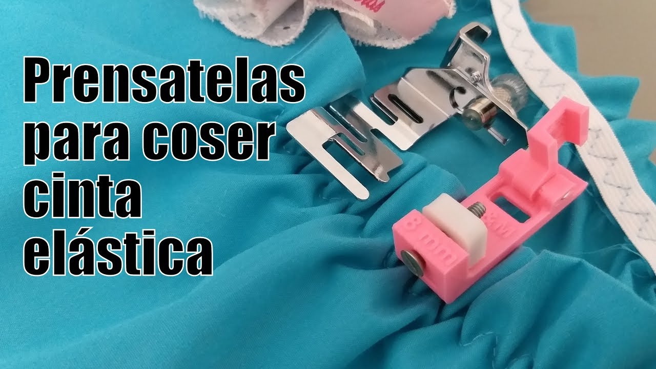 Prensatelas para coser elástico