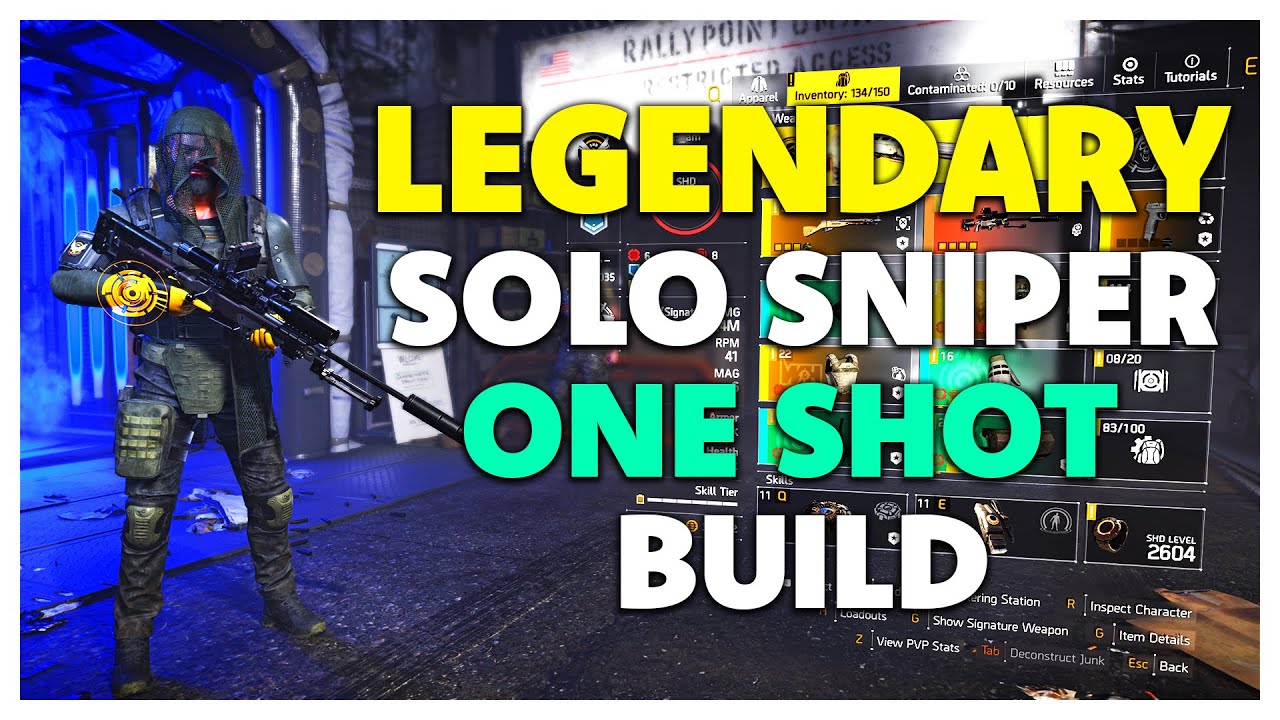 Solo Legendary One Shot Sniper Build - The Division 2 Season 3 Year 5!