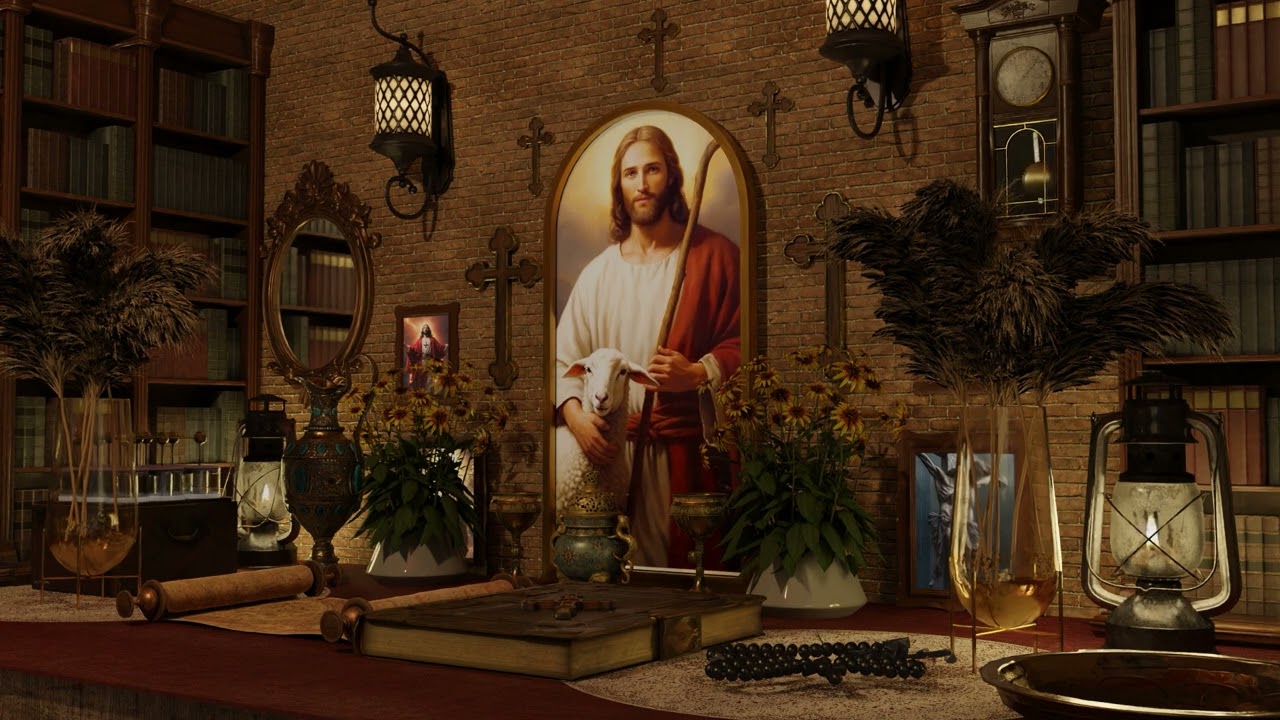 Descanso Espiritual con Jes&uacute;s: M&uacute;sica para un Sue&ntilde;o Profundo, Paz Mental y Relajaci&oacute;n Total 🙏🌿