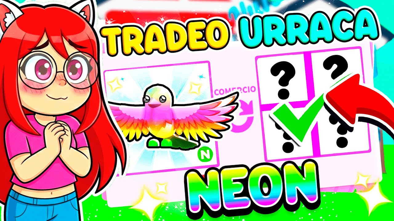 TRADEO La PRIMERA URRACA NEON en ADOPT ME y NO CREERÁS LO QUE CONSIGO! | Roblox Luly  🥰