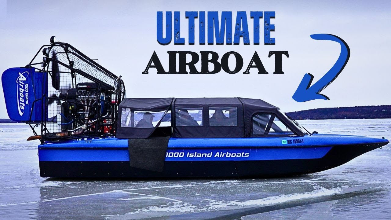 Ice Fishing Greenbay with the BEST AIRBOAT! (Catch, Clean, Cook)