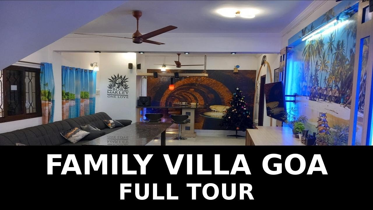 Best Family Villa Stay in Calangute Goa | 6BR Private Pool Walk to Beach