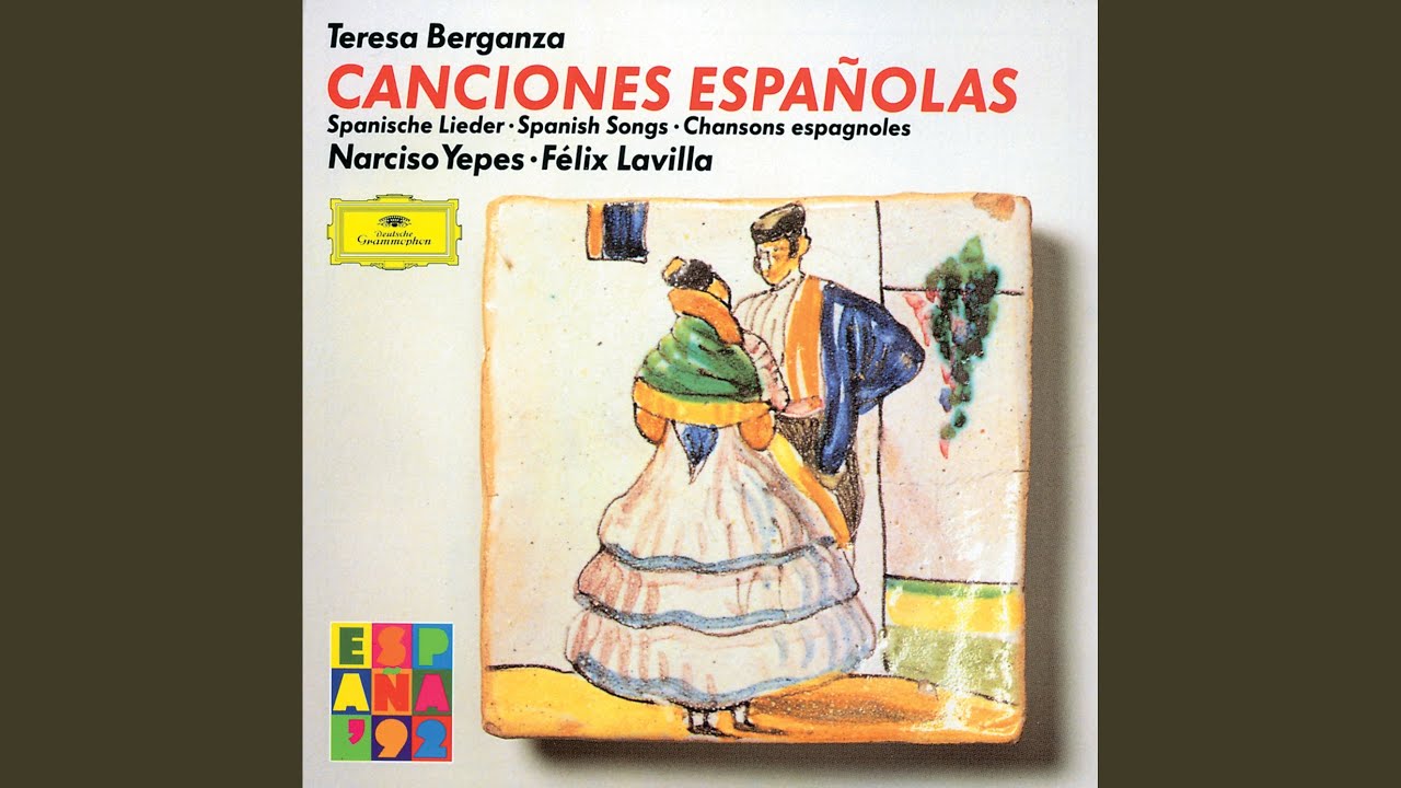 García Lorca: Canciones espanolas antiguas: No. 8, Nana de Sevilla