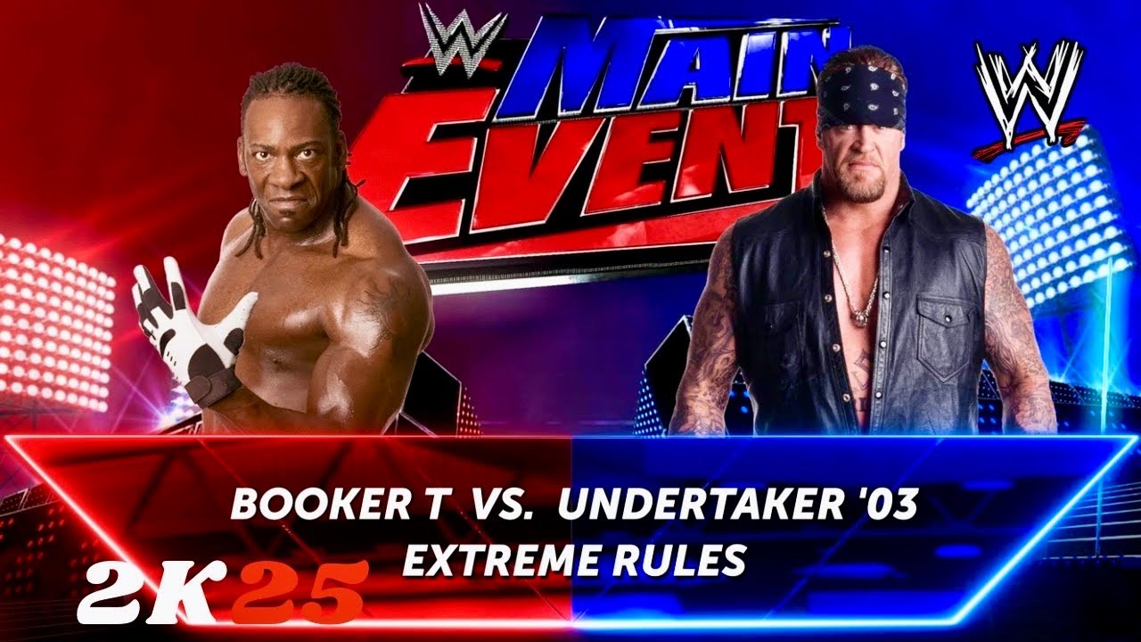 TWO LEGENDS | UNDERTAKER VS BOOKERTEY | | WWE MAIN EVENTS | WWE2K25 