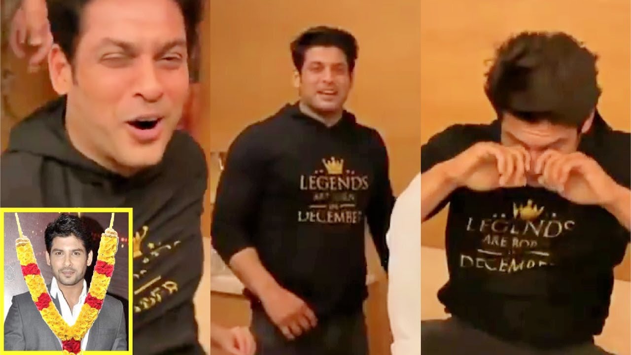 Sidharth Shukla Last Time Birthday Celebration With Friends And Family