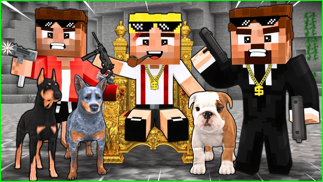 MAFYA ÇOCUKLAR VS KÖPEK ÇETESİ! 😱 - Minecraft