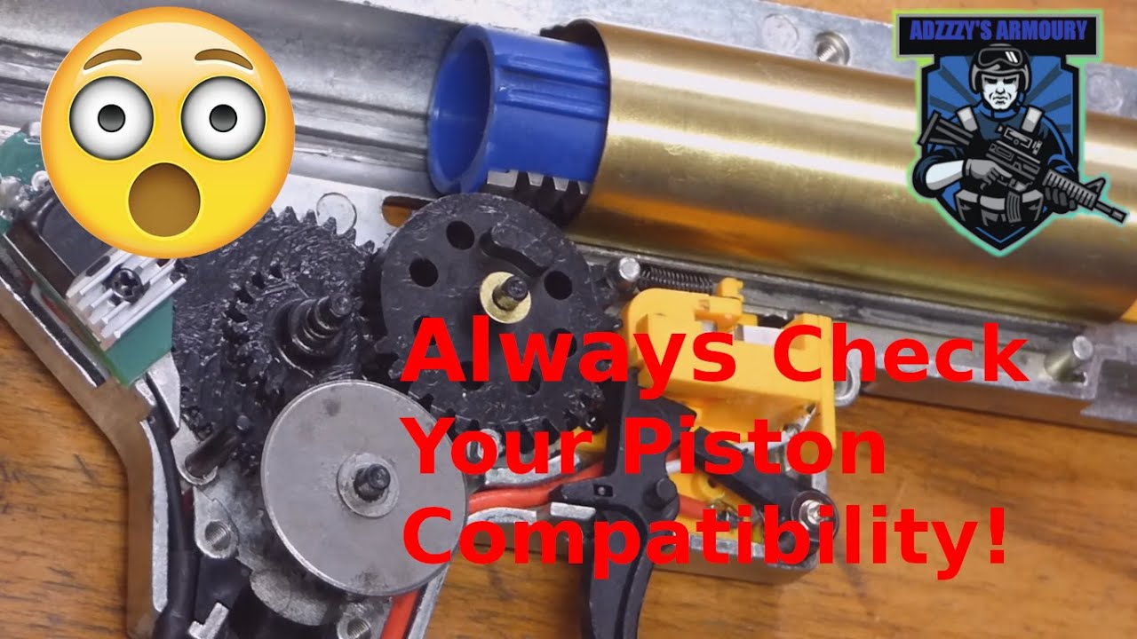 Alway Check your piston compatibility!!!! - Krytac Barrett Rec7 upgrade