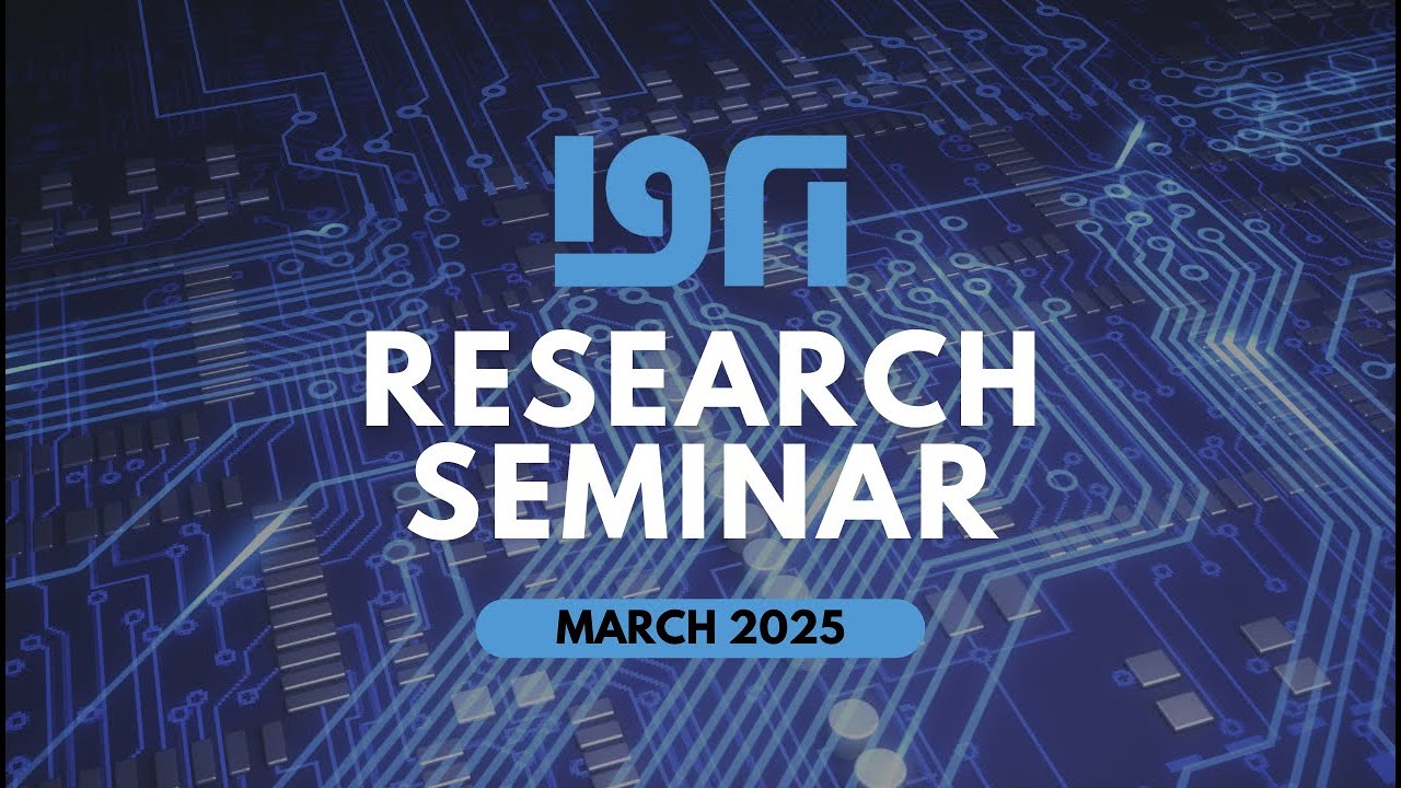 IGRI Research Seminar | March 2025 | Rachel McGovern