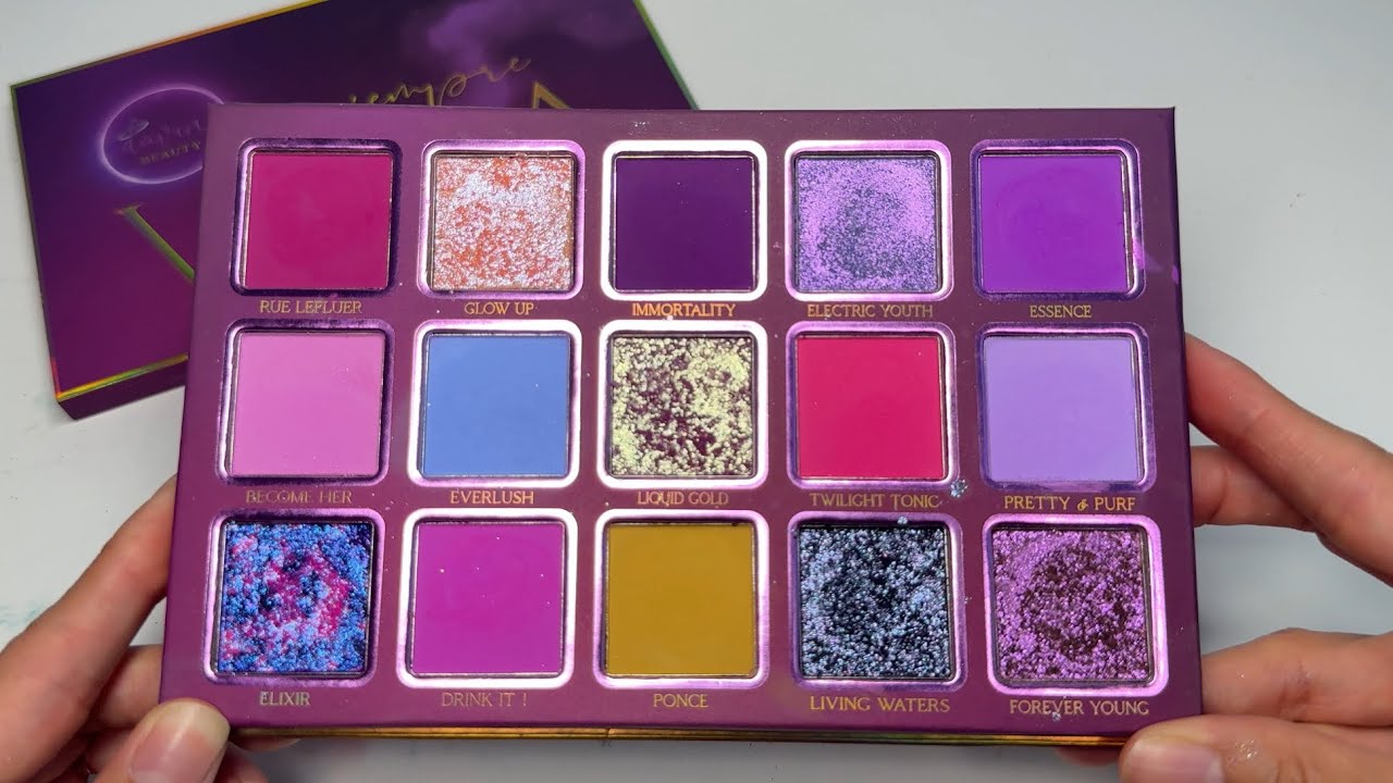 Davini Beauty Siempre ViVa Palette Swatches 