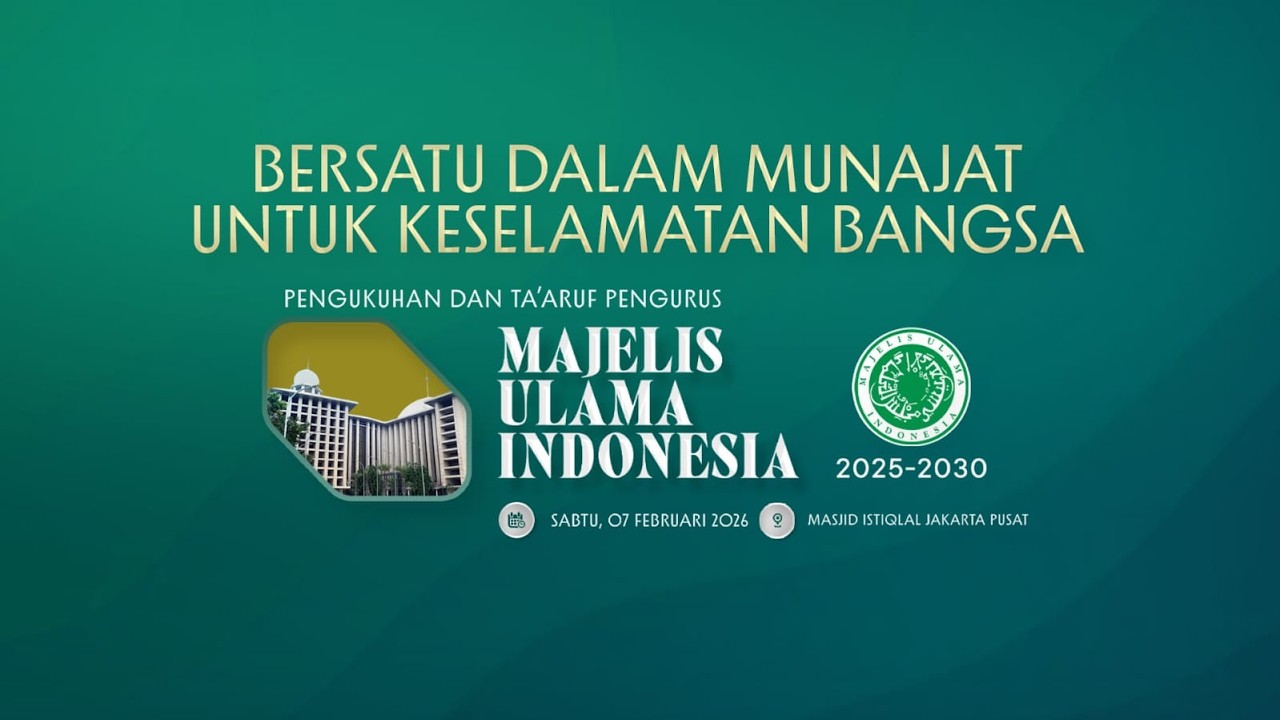 🔴 (LIVE) Doa Bersama & Pengukuhan MUI Pusat