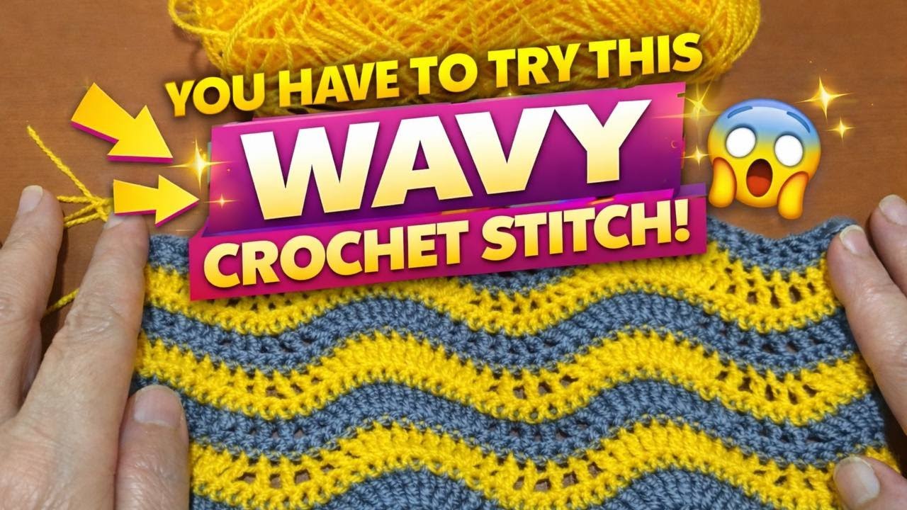 You have to try this | Crochet Wavy Stitch