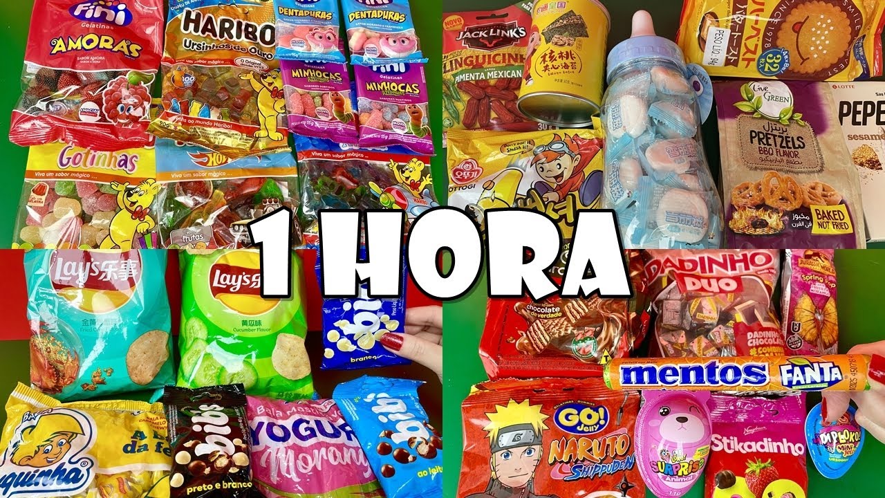 Muitos FINI e HARIBO, Batata De CARANGUEJO e PEPINO, MAMADEIRA De Marshmallow, Dadinho DUO 1 HORA