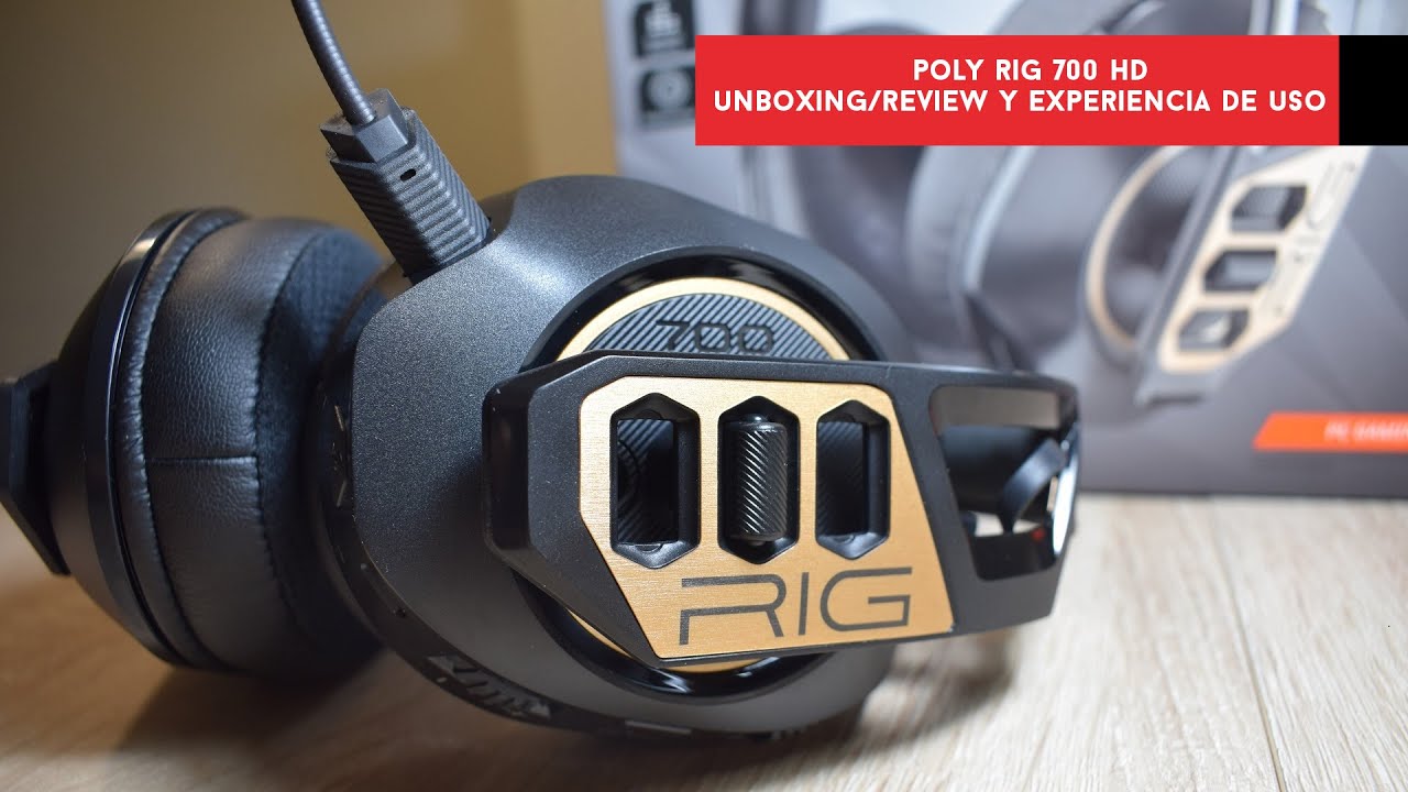 Poly RIG 700 HD. Unboxing y review del headset inalámbrico de Plantronics