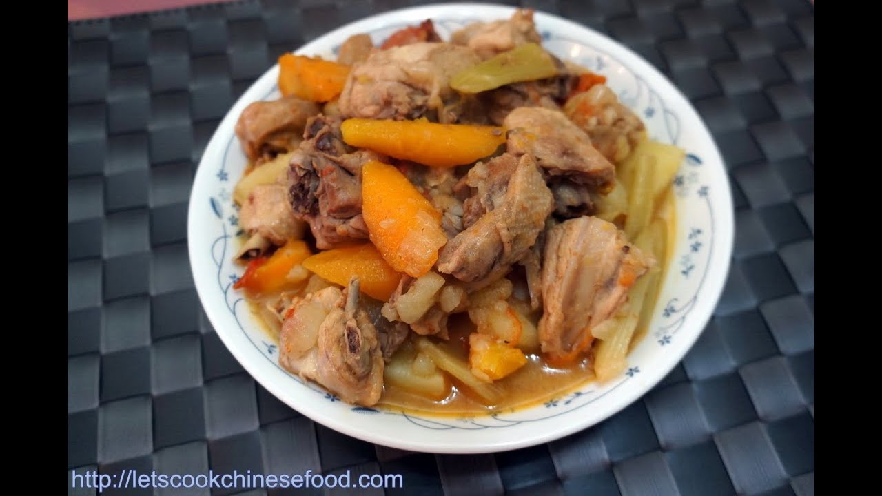 Hong Kong Recipe : Stewed Chicken with Potato and Tomato