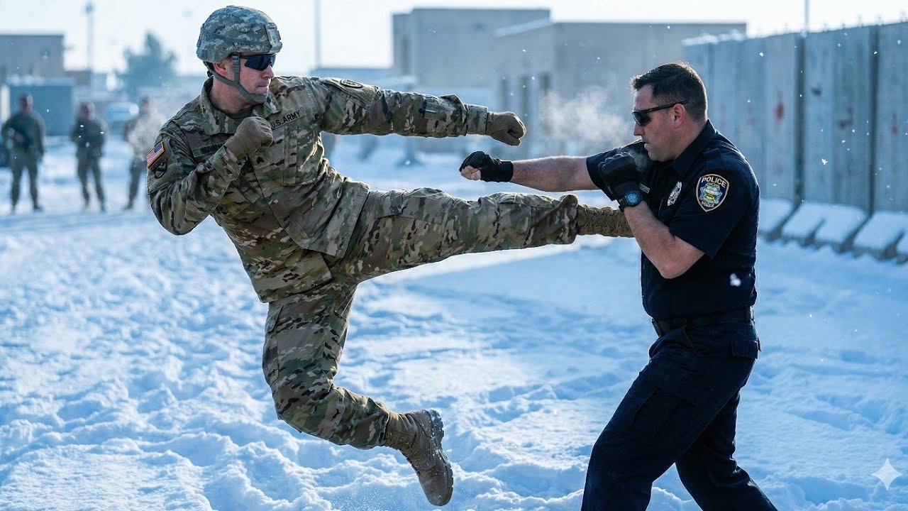 An Arrogant Cop Pulled Over a US Army Truck. What Happened Next...