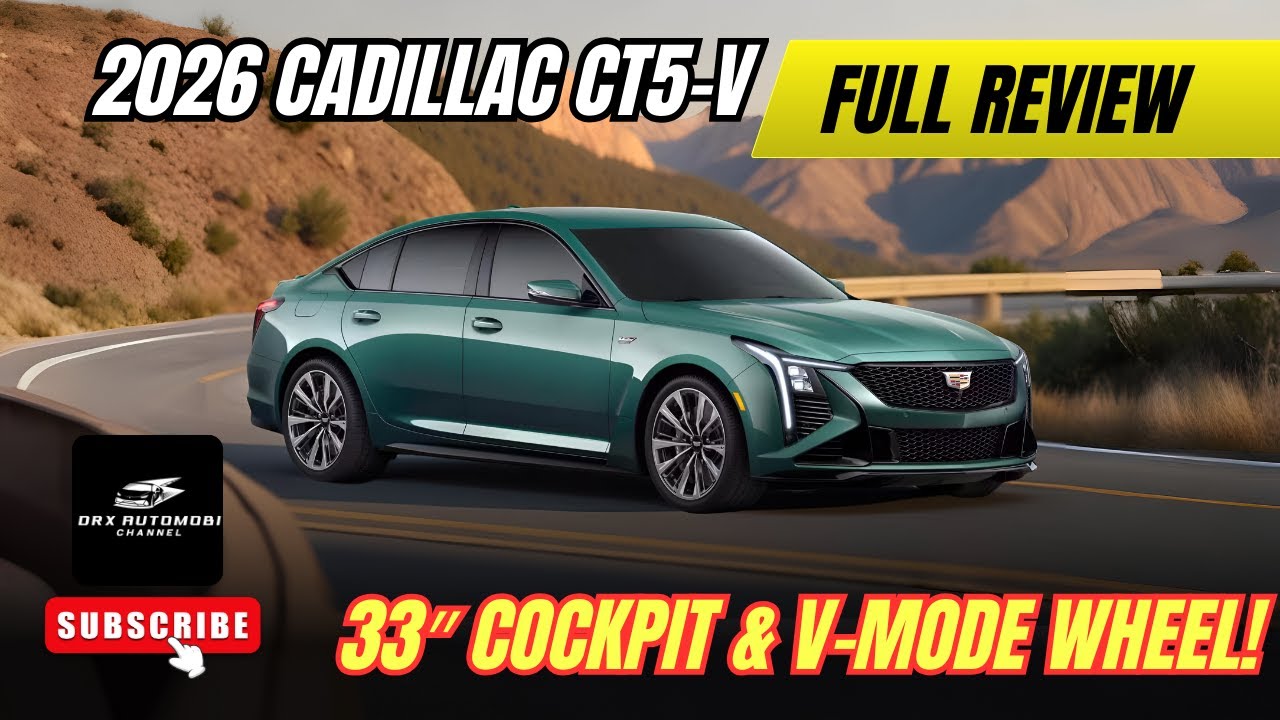 2026 Cadillac CT5-V Review | Luxury Sport Sedan With 668 HP Blackwing Beast!