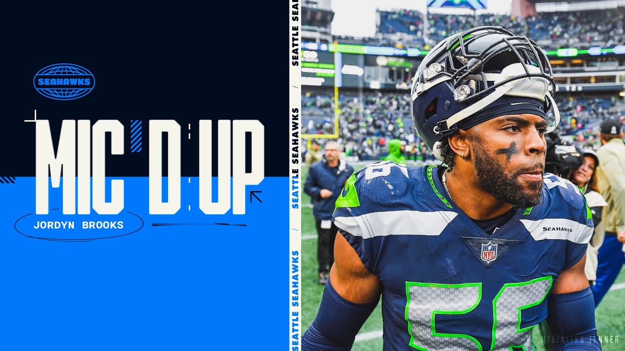 Seahawks Mic'd Up: Jordyn Brooks - Week 8 vs. Giants