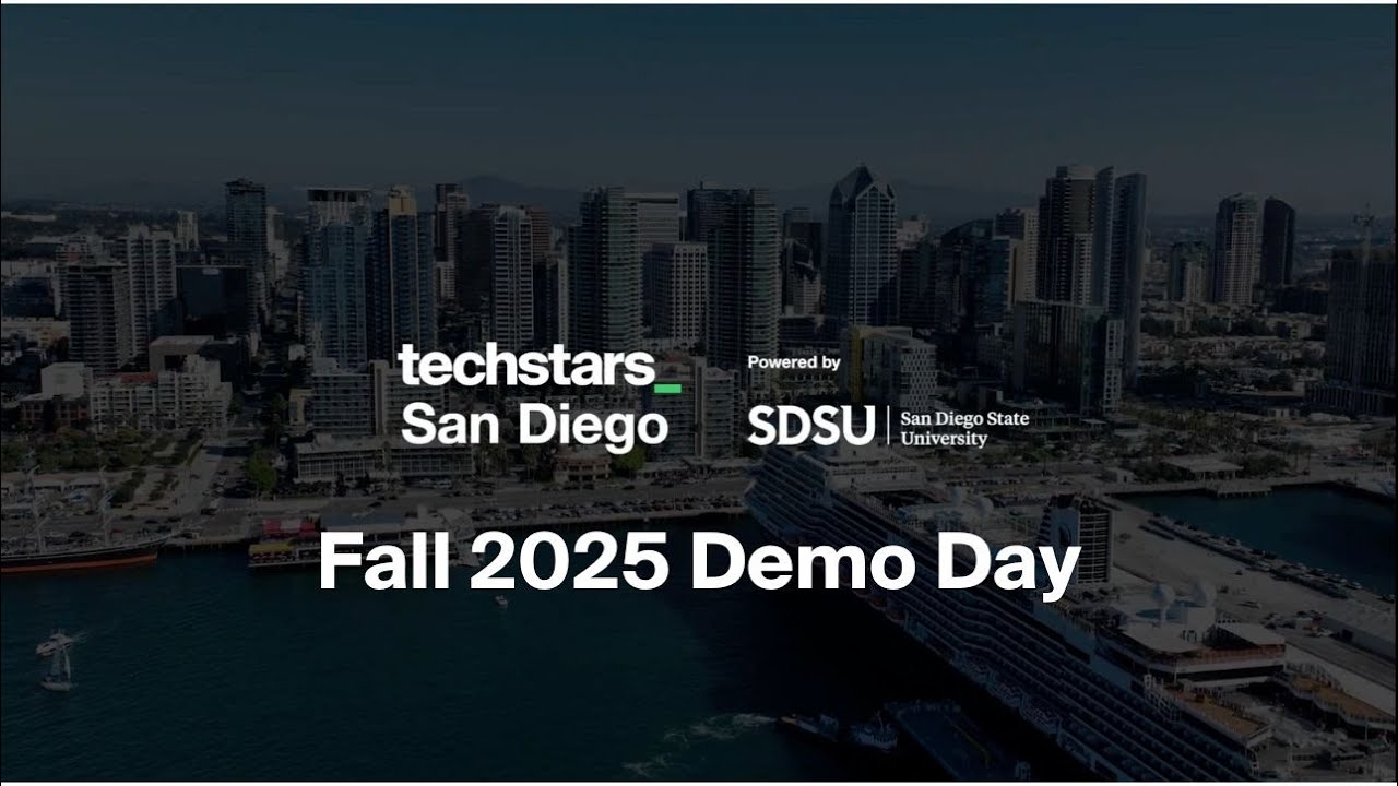 День презентаций осенью 2025 года - Techstars San Diego при поддержке SDSU