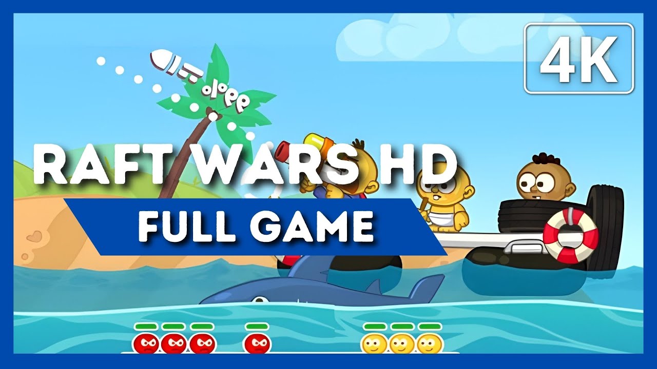 RAFT WARS HD | Full Game Walkthrough | 4K 60FPS | No Commentary