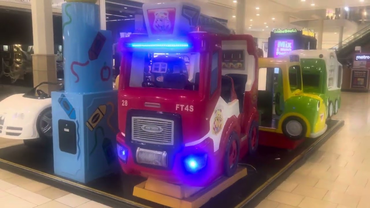 Falgas 2010 Fire truck 4S kiddie ride at pheasant Lane mall (faulty) (now gone)